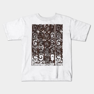 Papuan Branded Spiral Bamboo Design Kids T-Shirt